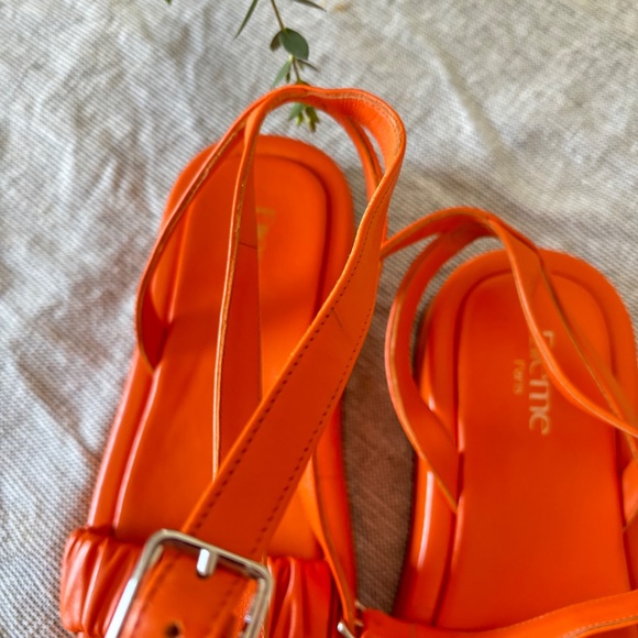 Elleme paris orange sandals - Picture 5 of 7